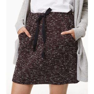 NWOT LOFT tweed mini skirt